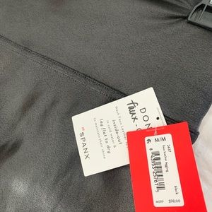 Spanx Faux Leather Leggings